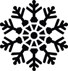 snowflake pattern silhouette 
