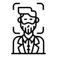 Face Scanner Icon