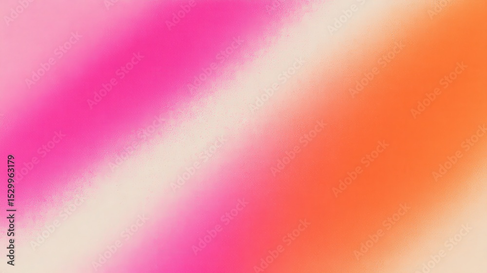 Poster gradient pink orange backdrop featuring soft textural overlay, generating delicate visual depth and 