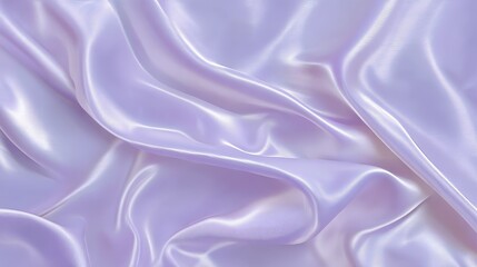 Obraz premium Lavender silk fabric billowing with soft highlights, casting delicate shadows and conveying refined elegance for high end visual compositions
