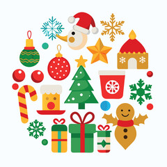 Christmas Design Elements Set