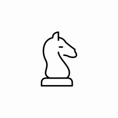 chess knight icon sign vector