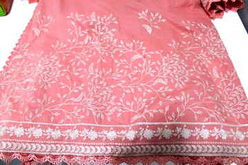 pink dress with lace