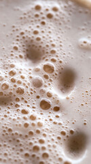 Creamy Beige Bubble Texture Background
