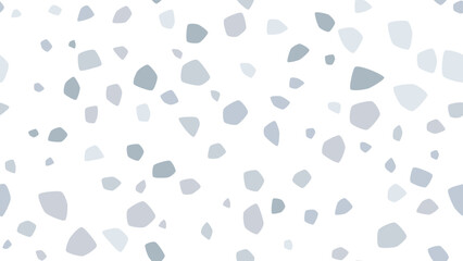 Modern seamless terrazzo vector pattern with organic shapes in neutral earth tones. Perfect for textiles, wallpaper, packaging & digital design projects.