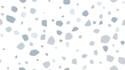 Modern seamless terrazzo vector pattern with organic shapes in neutral earth tones. Perfect for textiles, wallpaper, packaging & digital design projects.
