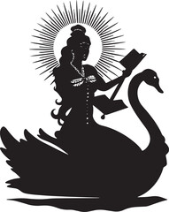 vector illustration of a indian god