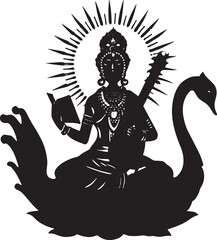 vector illustration of indian god