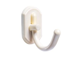 Plastic wall hook  isolated on white background