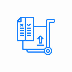 product specifications icon sign vector