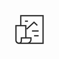 report draft icon sign vector