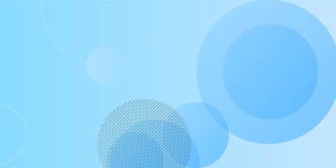 Obraz premium Minimal geometric background featuring blue elements with a fluid gradient. A modern and cool background design, perfect for posters, banners, presentations, and digital projects.