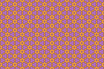 Seamless Textile Endless Luxury Symmetric Fashion Visual Background Art Shape Geometric Fabric Design Graphic Template Decoration Tile Wallpaper Perspective Cloth Digital Interior Texture Pattern.