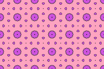 Seamless Luxury Shape Template Fashion Graphic Wallpaper Texture Symmetric Textile Art Geometric Interior Decoration Design Fabric Endless Digital Perspective Background Cloth Visual Tile Pattern.