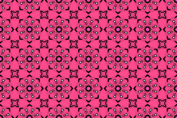 Seamless Luxury Shape Template Fashion Graphic Wallpaper Texture Symmetric Textile Art Geometric Interior Decoration Design Fabric Endless Digital Perspective Background Cloth Visual Tile Pattern.