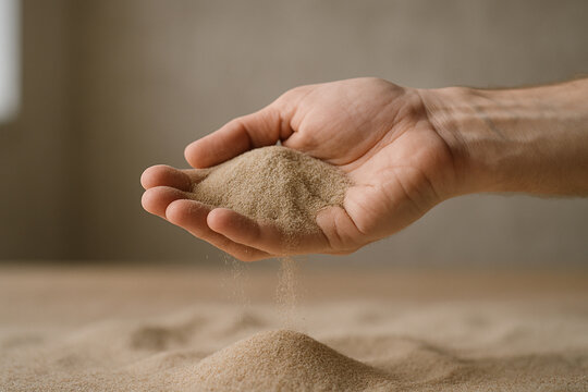 handful of sand
