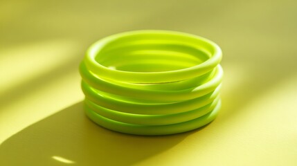 Lime Green Silicone Awareness Bracelets for World Lymphoma Day Campaign and Public Support