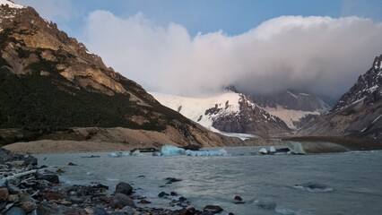 Sunrise at Laguna Torre, El Chalten, Argentina