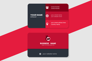 Modern business card template design