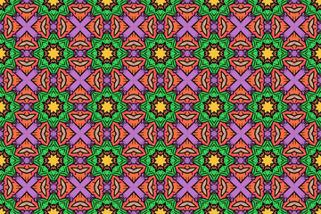 Seamless Symmetric Graphic Design Luxury Geometric Shape Perspective Decoration Art Textile Fashion Endless Visual Wallpaper Cloth Tile Fabric Template Texture Background Interior Digital Pattern.
