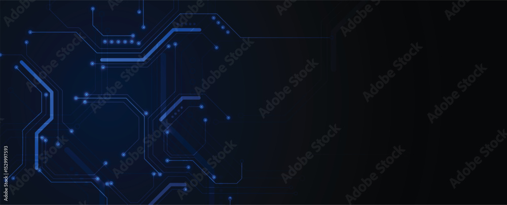 Aufkleber Abstract circuit technology computer technologies concept  background