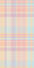 Soft pastel plaid pattern, perfect for backgrounds, textiles, or website designs.  Its gentle color palette evokes feelings of calmness and serenity.