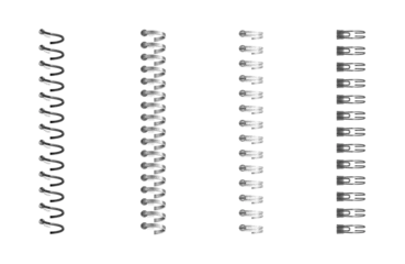 Fotobehang Spiraal Spiral binding coil for notebook vector collection  © 11ua