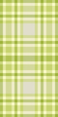 Soft, springlike pastel green and cream plaid pattern. Perfect for textile design, website backgrounds, or crafting projects. Evokes feelings of freshness, calm, and nature.