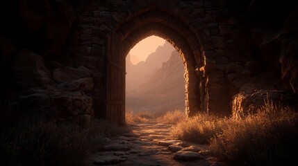 Medieval Dungeon Entrance