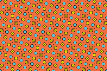 Seamless Symmetric Graphic Design Luxury Geometric Shape Perspective Decoration Art Textile Fashion Endless Visual Wallpaper Cloth Tile Fabric Template Texture Background Interior Digital Pattern.