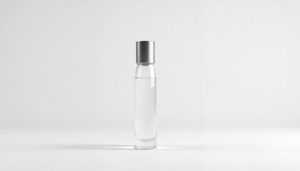 Essential oil roller mockup isolated on white background  