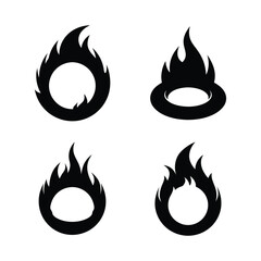 fire icons set