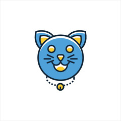 Butterfly-Shaped Cat: An elegant and artistic feline icon.