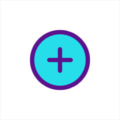 Obraz premium Add Plus Icon