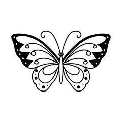 Elegant Butterfly in Soft Pastel Gradients vector illustration