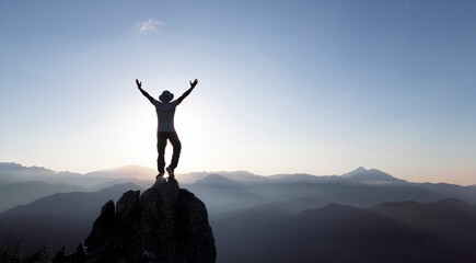 determined and adventurous successful businessman