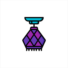 hourglass on white background