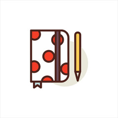 vector illustration of a clock