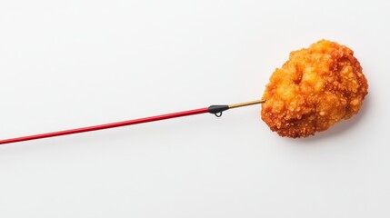Fishing for Fried Chicken Conceptual Food Art, Fried Chicken , Foodie