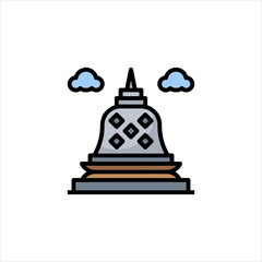 vector illustration of buddha