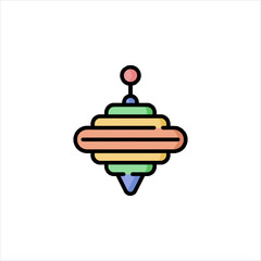 vector illustration of a man with a big smile