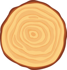 Cartoon stacked trunk. Wooden trunk cutting tree timbers materials, cut wood log lumber piece logging trees stump board hardwood construction material neat vector illustration of trunk lumber