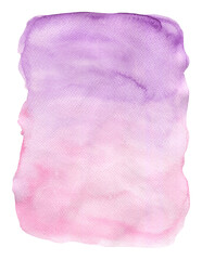 Bright pink and purple watercolor background, pastel violet mauve splash. Abstract lilac hand painted texture for wedding invites, bridal showers, nursery etc