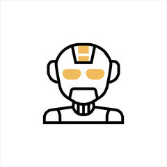 vector illustration of a man holding a cup of coffee