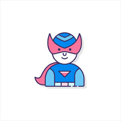 cartoon character of a man