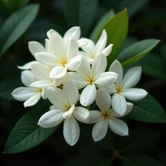 Fototapeta premium white plumeria flower