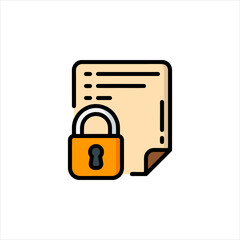 vector lock icon