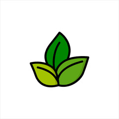green leaf icon
