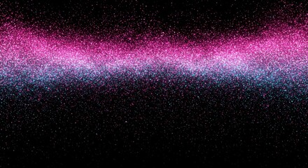 Abstract Pink And Blue Glitter Sparkle Background With Festive Light