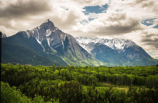 Mount Hagwilget, near the village of Hazelton British Columbia, Canada.